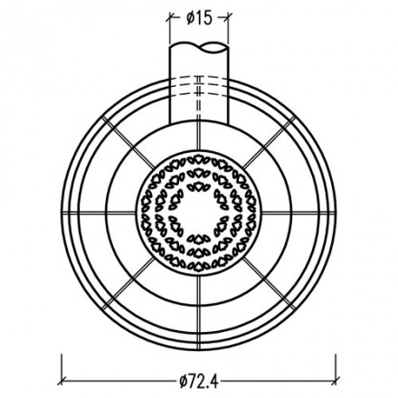Печь камин Bella Rosa Klassik 2 ECOplus, bahama, рамка золото (Hark)