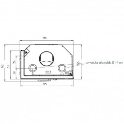 Каминная топка IC TEKNO 2 DX V (EdilKamin)