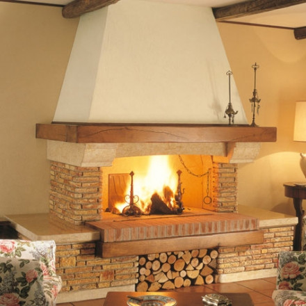 Камин облицовка Courmayeur fulli-fitted 116 (Palazzetti)