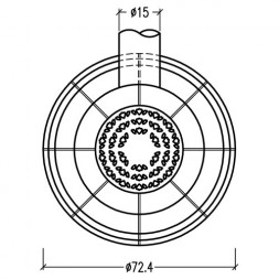 Печь камин Bella Rosa Klassik 2 ECOplus, cashmere, рамка золото + обводка золото (Hark)
