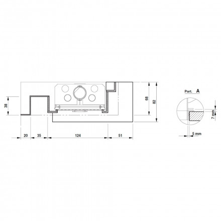 Камин облицовка Dundee dx, Bianco Mediterraneo, под Monoblocco 16:9 front (Palazzetti)