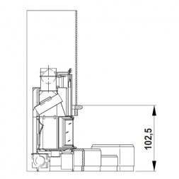 Камин облицовка Las Vegas, Emperador (Palazzetti)