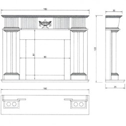 Портал Durero, Travertino Classico (Crumar)