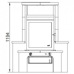 Печь Avenso EP K, creme 711 (Hark)