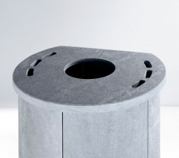 Печь камин  CADIZ SERPENTINO, чёрный (Thorma)