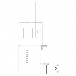 Камин облицовка Filadelfia dx, под Mbl 64 exagone (Palazzetti)