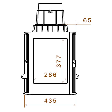 Каминная топка LCI 9 G4 (Liseo Castiron)