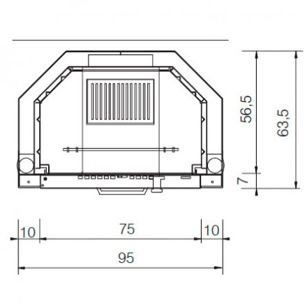 Каминная топка IC TEKNO 1V (EdilKamin)