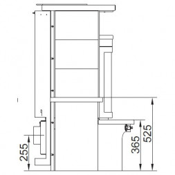 Печь Avenso EP K, jola-braun/stone 245 (Hark)