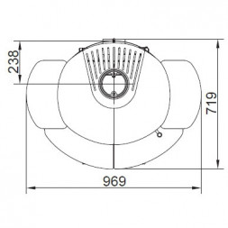 Печь Avenso EP K, jola-braun/stone 245 (Hark)