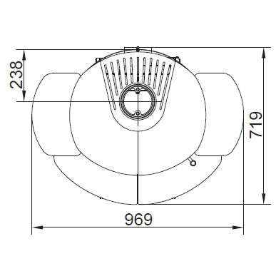 Печь Avenso EP K, jola-braun/stone 245 (Hark)