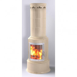 Печь камин Bella Rosa Klassik 3 ECOplus, cashmere 498, рамка хром (Hark)