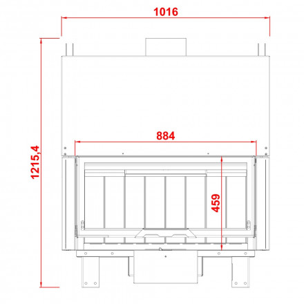 Каминная топка KW100 Simple Face (Axis)