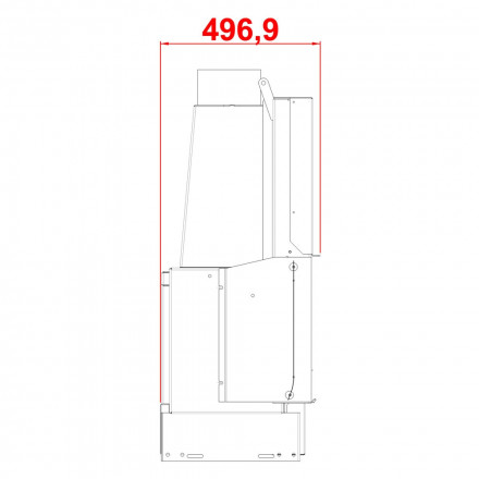 Каминная топка KW100 Simple Face (Axis)