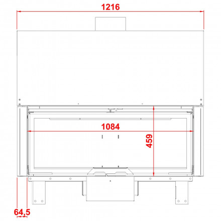 Каминная топка KW120 Simple Face (Axis)