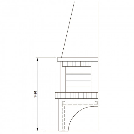 Камин облицовка Ancona (Palazzetti)