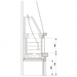 Камин облицовка Ancona (Palazzetti)