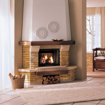 Камин облицовка Courmayeur corner, под MBL 78 front (Palazzetti)