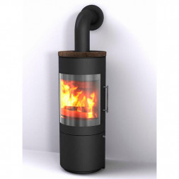 Печь HARK 110 ECOplus, deco-lava 615, черная рамка (Hark)