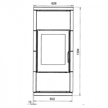 Печь DEKO 2 DUE C 1 (Nunnauuni)