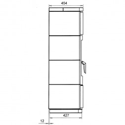 Печь DEKO 2 DUE C 1 (Nunnauuni)