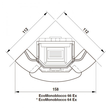 Камин облицовка New Orleans, под Embl 64 exg (Palazzetti)