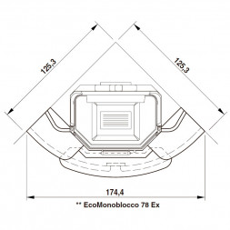 Камин облицовка New Orleans, под Embl 78 exg (Palazzetti)