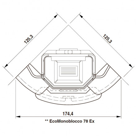 Камин облицовка New Orleans, под Embl 78 exg (Palazzetti)
