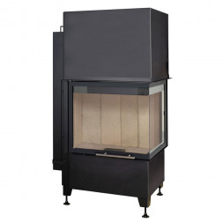 Каминная топка Radiante 550/20/57-66.44 H ECOplus, черная рамка, правая (Hark)