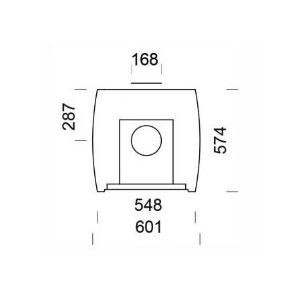 Печь-камин Calor Ellipse B (NunnaUuni)