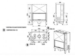 Каминная топка Plasma 95B Wood (MCZ)