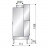 Каминная топка H 1400 simple face WS Black BN2 (Axis)