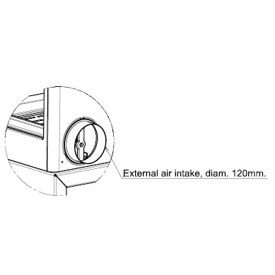 Печь LCI 5 GFR Stove, стекло справа (Liseo Castiron)