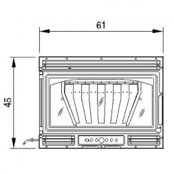 Каминная топка ECOPALEX N64 FRONTAL (Palazzetti)