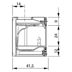 Каминная топка ECOPALEX N64 FRONTAL (Palazzetti)