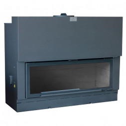 Каминная топка H 1600 simple face WS Black BN2 (Axis)