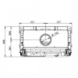 Каминная топка ECOMONOBLOCCO WT 86F N13 (Palazzetti)