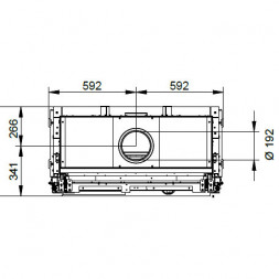 Каминная топка ECOMONOBLOCCO WT 16:9F N12 O2Ring (Palazzetti)