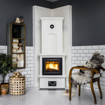 Печь-камин K11, SK 1002, заднее подключение дымохода (Keddy)