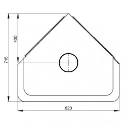 Печь-камин K11, SK 1002, заднее подключение дымохода (Keddy)