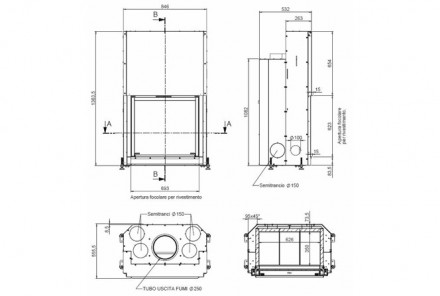 Каминная топка Forma 75 (MCZ)