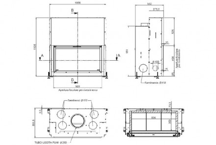 Каминная топка Forma 95 (MCZ)