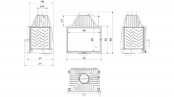 Каминная топка ZOSIA/PF  (Kratki)