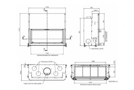Каминная топка  Forma 115 (MCZ)