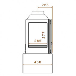 Печь LCI 5 GDF Table, двусторонняя (Liseo Castiron)