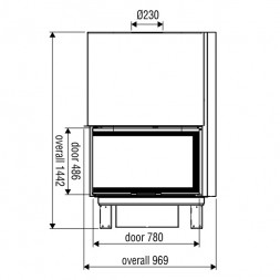 Каминная топка XP0100 LG (Axis)