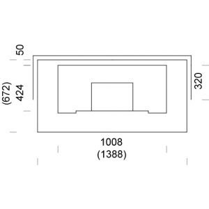 Камин облицовка CENTRIO-1 (NunnaUuni)